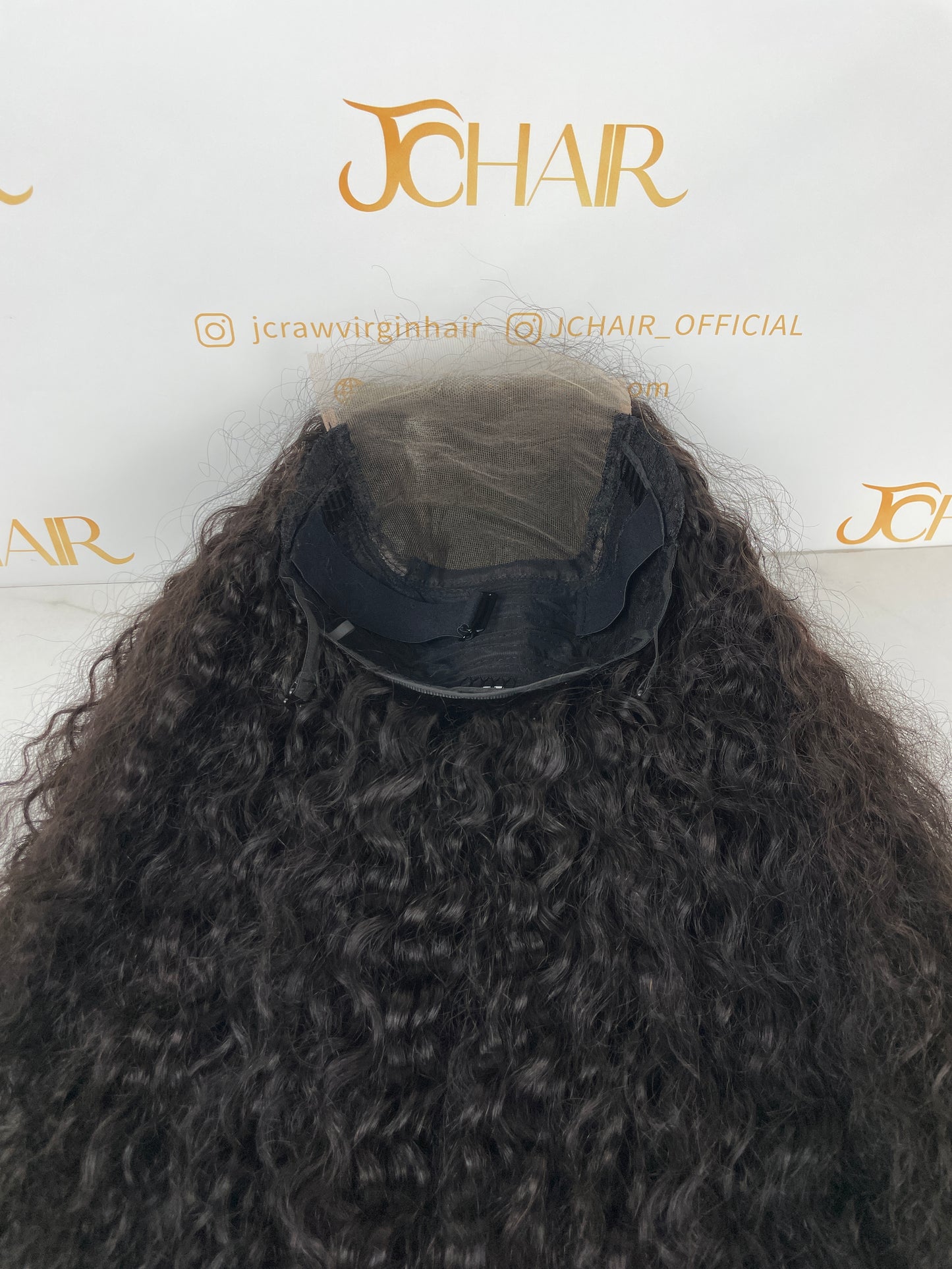 Top Burmese Virgin Hair 4x4 5x5 6X6 7X7 HD Closure Wig - Burmese Curly #1B