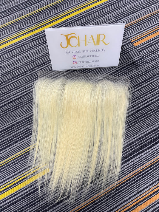 Raw hair Straight HD / Transparent Lace Frontal #613