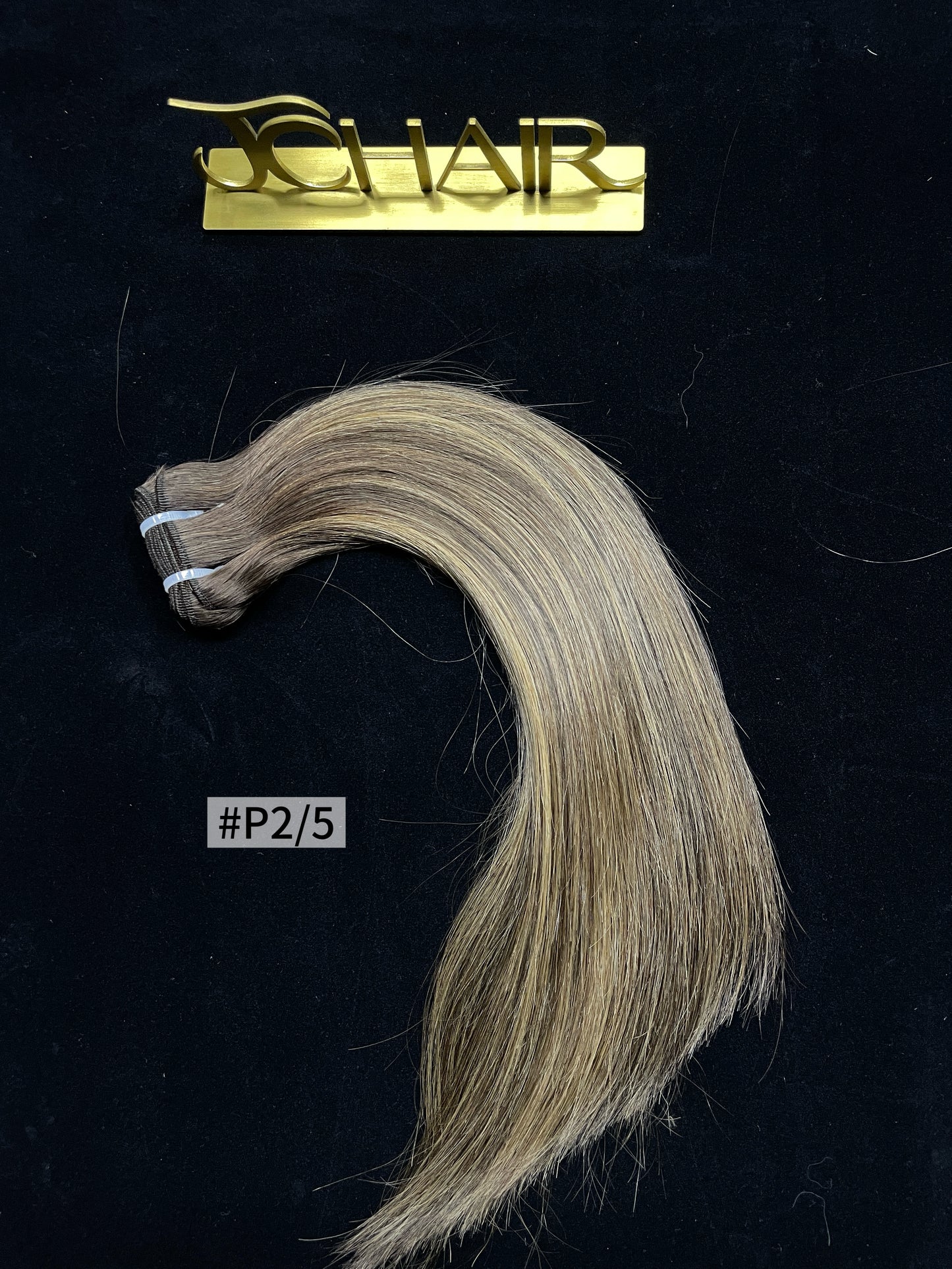 raw blended hair bundle & clip in #straight