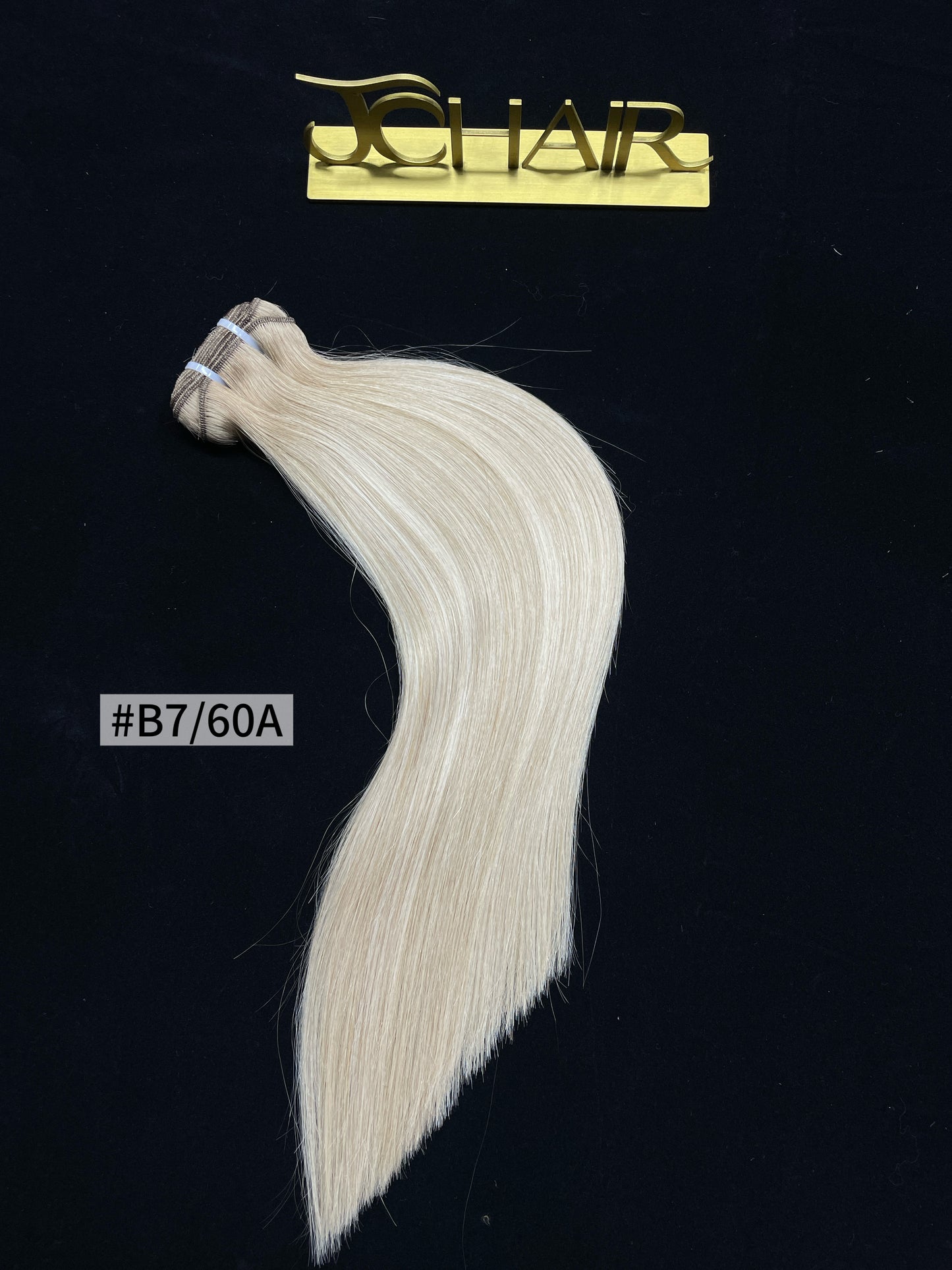 raw blended hair bundle & clip in #straight