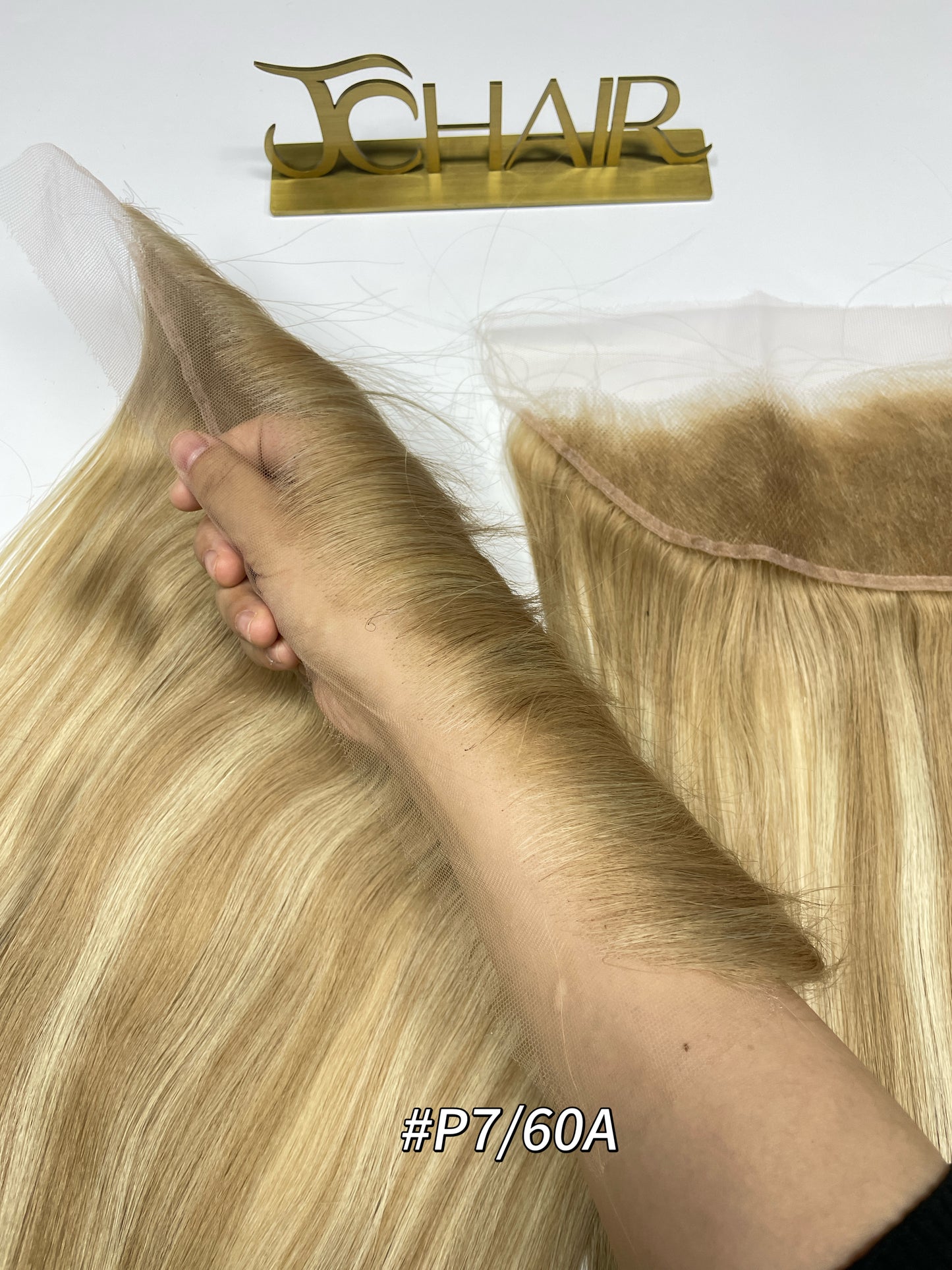 Raw Hair Blended Highlighted HD Lace Closures & Frontals