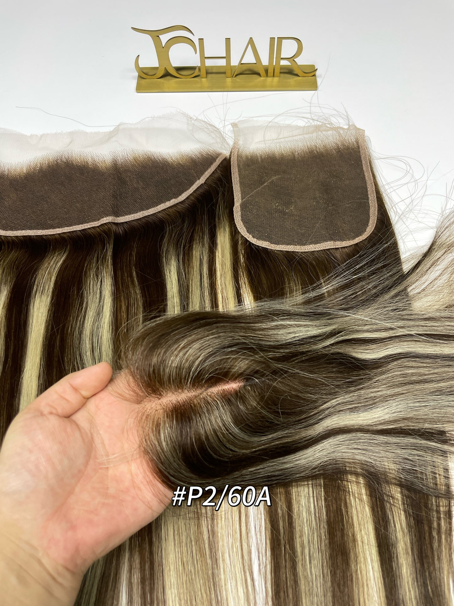 Raw Hair Blended Highlighted HD Lace Closures & Frontals