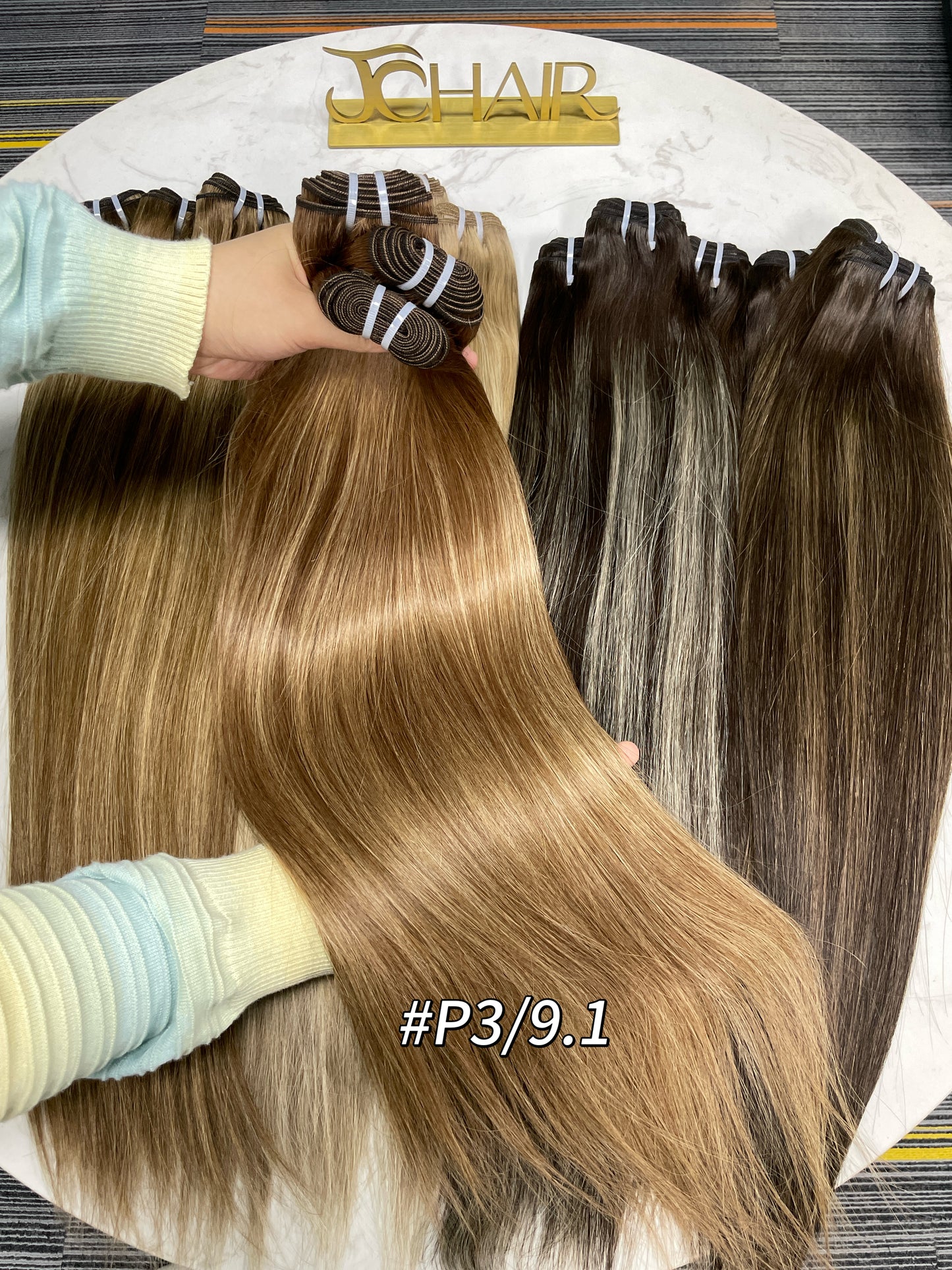 Raw Hair Blended Highlighted Bundles