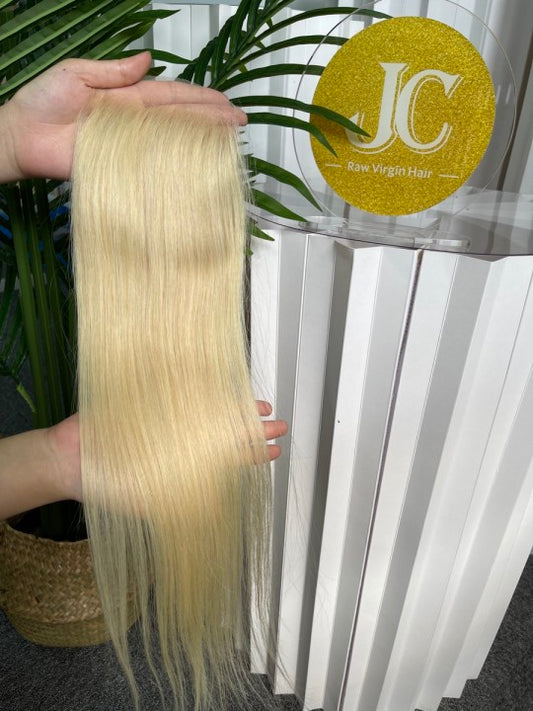 Top Virgin Straight HD / Transparent Lace Closure #613