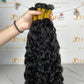 Indian Hair Flat-tip Extentions water wave #1B