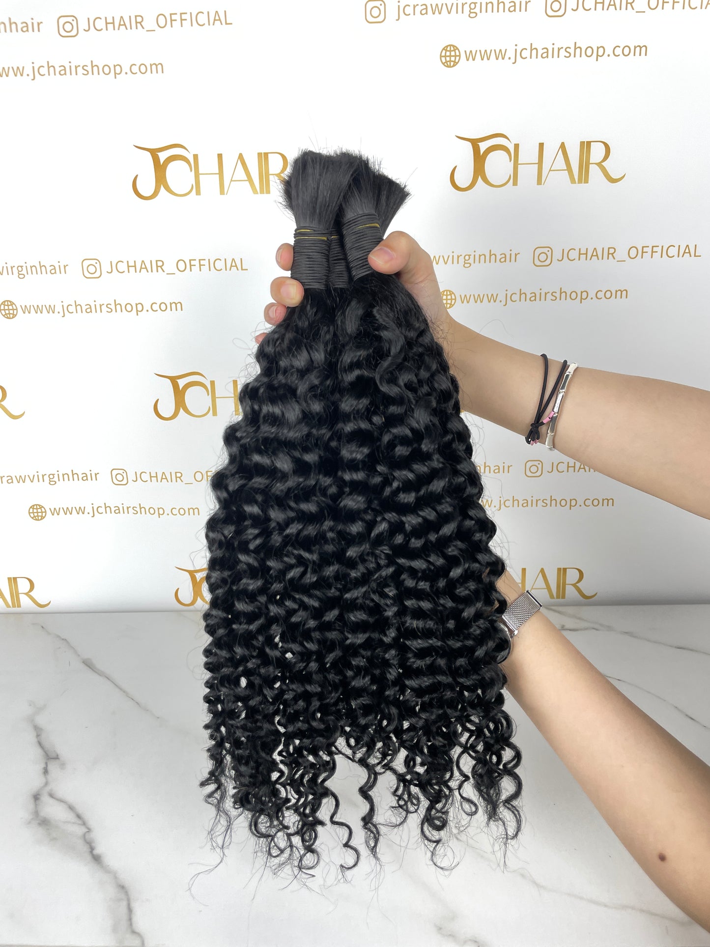 Bulk Hair Off the Track #1B - Italian Curly