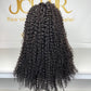 Mink Virgin Hair 4x4 5x5 HD Closure Wig  - Jerry Curly #1B
