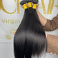 Top Virgin Hair Relaxed YAKI Straight Burmese bundles #1B