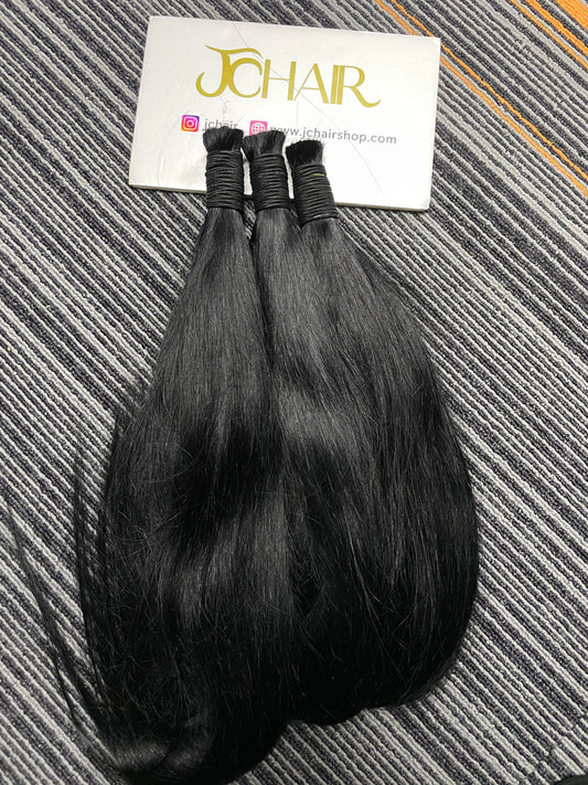 Bulk Hair Off the Track #1 jet black - straight