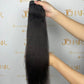 Raw indian hair #1B - Yaki straight