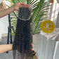 Top Virgin Kinky Straight HD / Transparent Lace Closure #1B