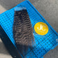 Top Virgin Kinky Straight HD / Transparent Lace Closure #1B