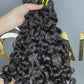 Double Drawn Indian Curly Bundle #1B