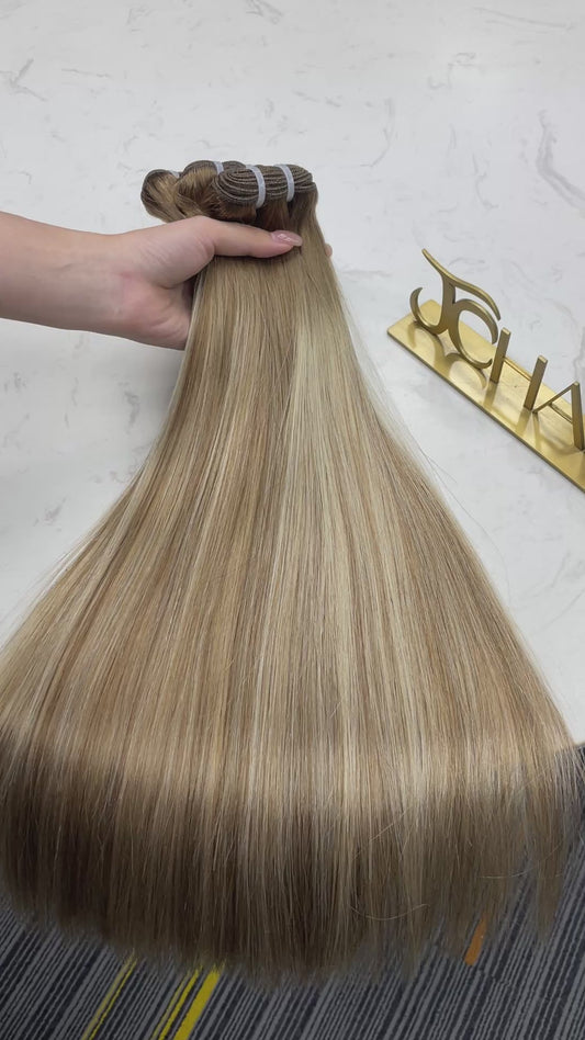 raw virgin balayage bundles #P6/70/6 straight