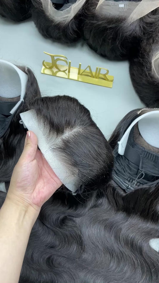 Wear and Go Glueless Wigs Pre Plucked Pre Cut #1B Body wave 180%