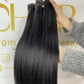 Yaki Straight Seamless Clip in Hair Extention #1B