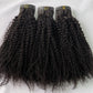 Kinky Curly Seamless Clip in Hair Extention #1B