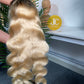 #1B/613 Body Wave Brazilian Hair 13X4 Transparent Lace Wig 180%