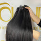 Yaki Straight Seamless Clip in Hair Extention #1B