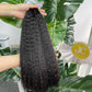 Kinky Straight Tape in Hair Extention #1B