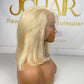 13*4 Full Frontal Transparent Lace Bob Colored Wig Straight 180% - #613