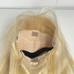 13*4 Full Frontal Transparent Lace Bob Colored Wig Straight 180% - #613