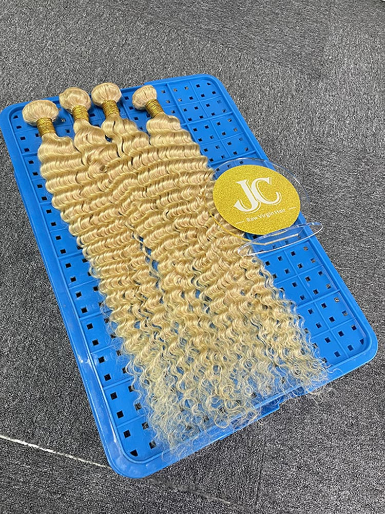 Top Virgin Hair Deep Wave Brazilian Hair Bundle #613