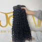 Italian Curly Seamless Clip in Hair Extention #1B
