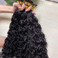 Indian Hair I-TIP Extentions Water Wave #1B 100grams/100pieces