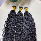 Indian Hair I-TIP Extentions Water Wave #1B 100grams/100pieces