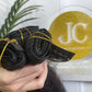 Kinky Curly Seamless Clip in Hair Extention #1B