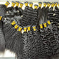 Indian Hair I-TIP Extentions Silk Straight #1B 100grams/100pieces