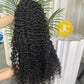 Top Burmese Virgin Hair 4x4 5x5 6X6 7X7 HD Closure Wig  - Deep Wave #1B