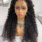 Burmese Virgin Hair 13x4 13x6 HD Full Frontal Wig  - Italian Curly #1B