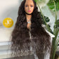 Burmese Virgin Hair 13x4 13x6 HD Full Frontal Wig  - Loose Wave #1B